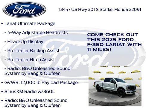 New 2025 Ford F350 Lariat w/ Lariat Ultimate Package image 27