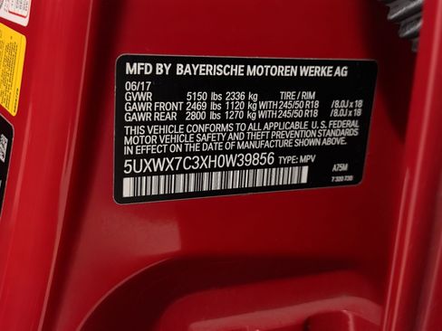 Used 2017 BMW X3 xDrive35i AWD/4WD image 27
