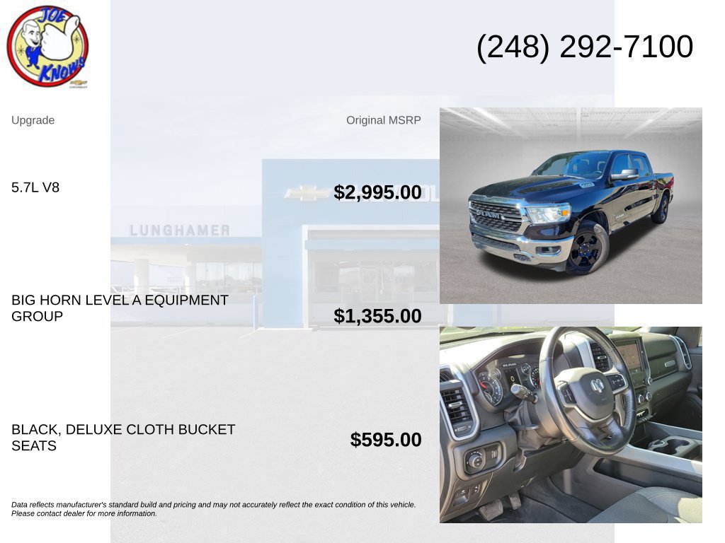 Used 2022 RAM 1500 Big Horn AWD/4WD image 5