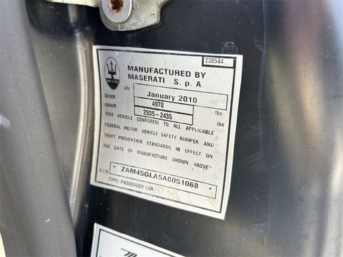 Used 2010 Maserati GranTurismo Coupe image 10