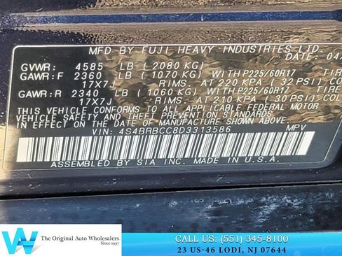 Used 2013 Subaru Outback 2.5i Premium w/ All-Weather Pkg image 23