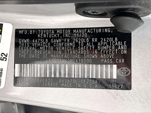 Used 2021 Toyota Camry SE FWD image 33