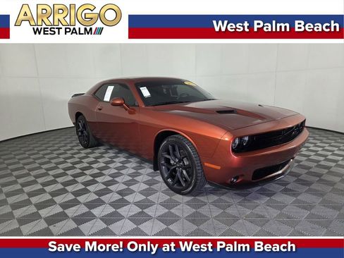 Used 2021 Dodge Challenger SXT w/ Blacktop Package RWD image 1