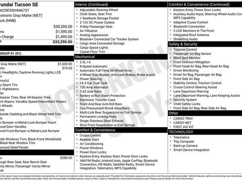 Certified 2025 Hyundai Tucson SE AWD/4WD image 7