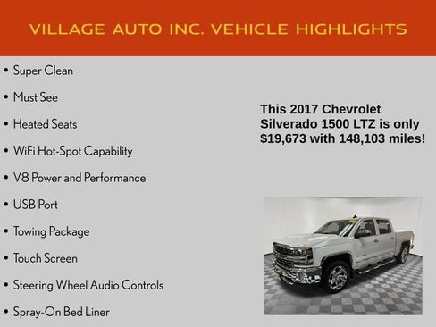 Used 2017 Chevrolet Silverado 1500 LTZ w/ Sport Package image 7