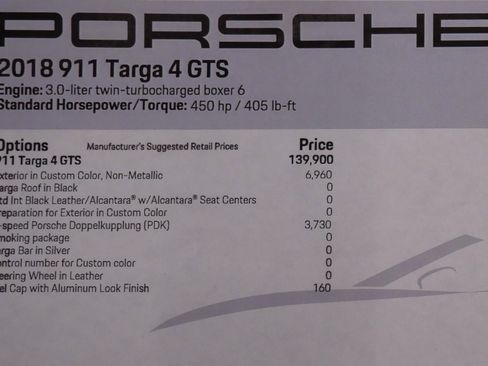 Used 2018 Porsche 911 Targa 4 GTS AWD/4WD image 24