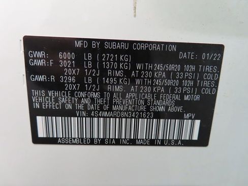 Used 2022 Subaru Ascent Touring w/ Popular Package #2A AWD/4WD image 56