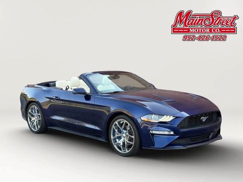 Used 2018 Ford Mustang Premium w/ Wheel & Stripe Package RWD image 1
