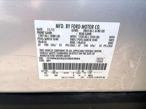 Used 2016 Ford Explorer XLT w/ Equipment Group 202A AWD/4WD image 19