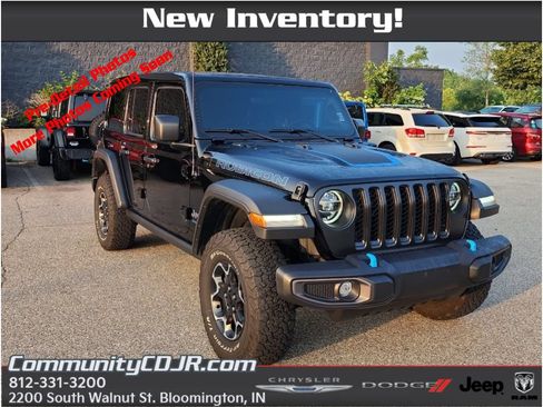 Used 2022 Jeep Wrangler Unlimited Rubicon 4xe w/ Cold Weather Group AWD/4WD image 1