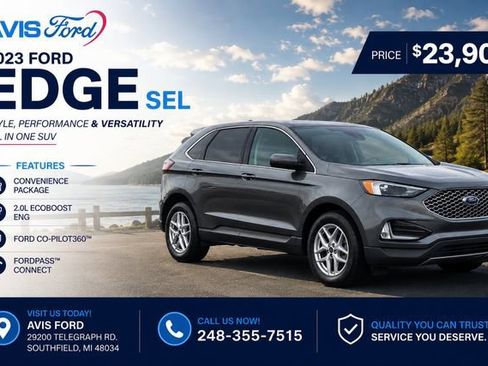 Used 2023 Ford Edge SEL w/ Convenience Package AWD/4WD image 1