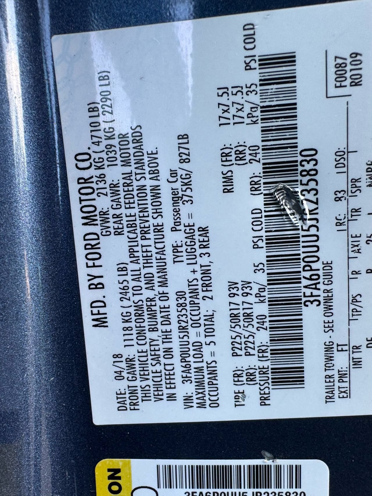 Used 2018 Ford Fusion S FWD image 28