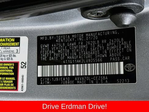 Used 2020 Toyota Camry SE FWD image 32