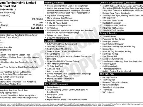 Used 2024 Toyota Tundra Limited AWD/4WD image 26