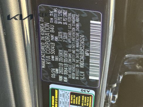 Certified 2024 Kia EV6 Light RWD image 29