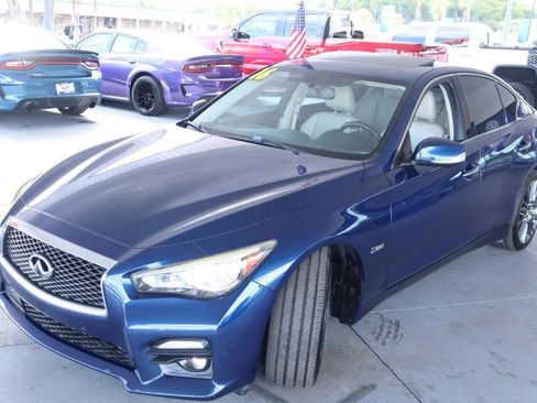 Used 2016 INFINITI Q50 Red Sport 400 RWD image 9