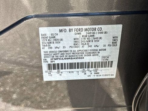 Used 2024 Ford Edge SEL AWD/4WD image 56