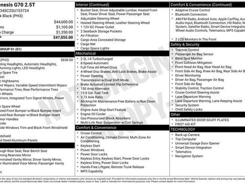 Used 2025 Genesis G70 2.5T image 42