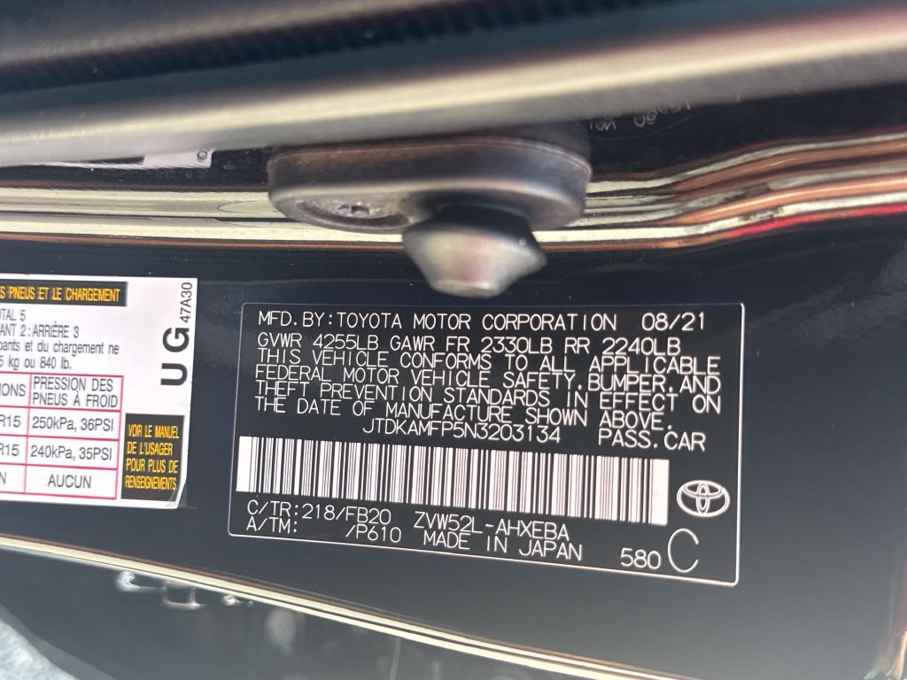 Used 2022 Toyota Prius Prime LE FWD image 19