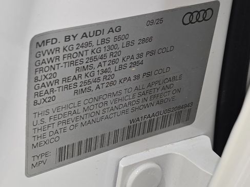 New 2025 Audi Q5 Prestige image 35