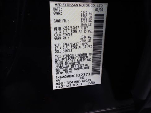 Used 2010 Nissan Xterra SE image 8