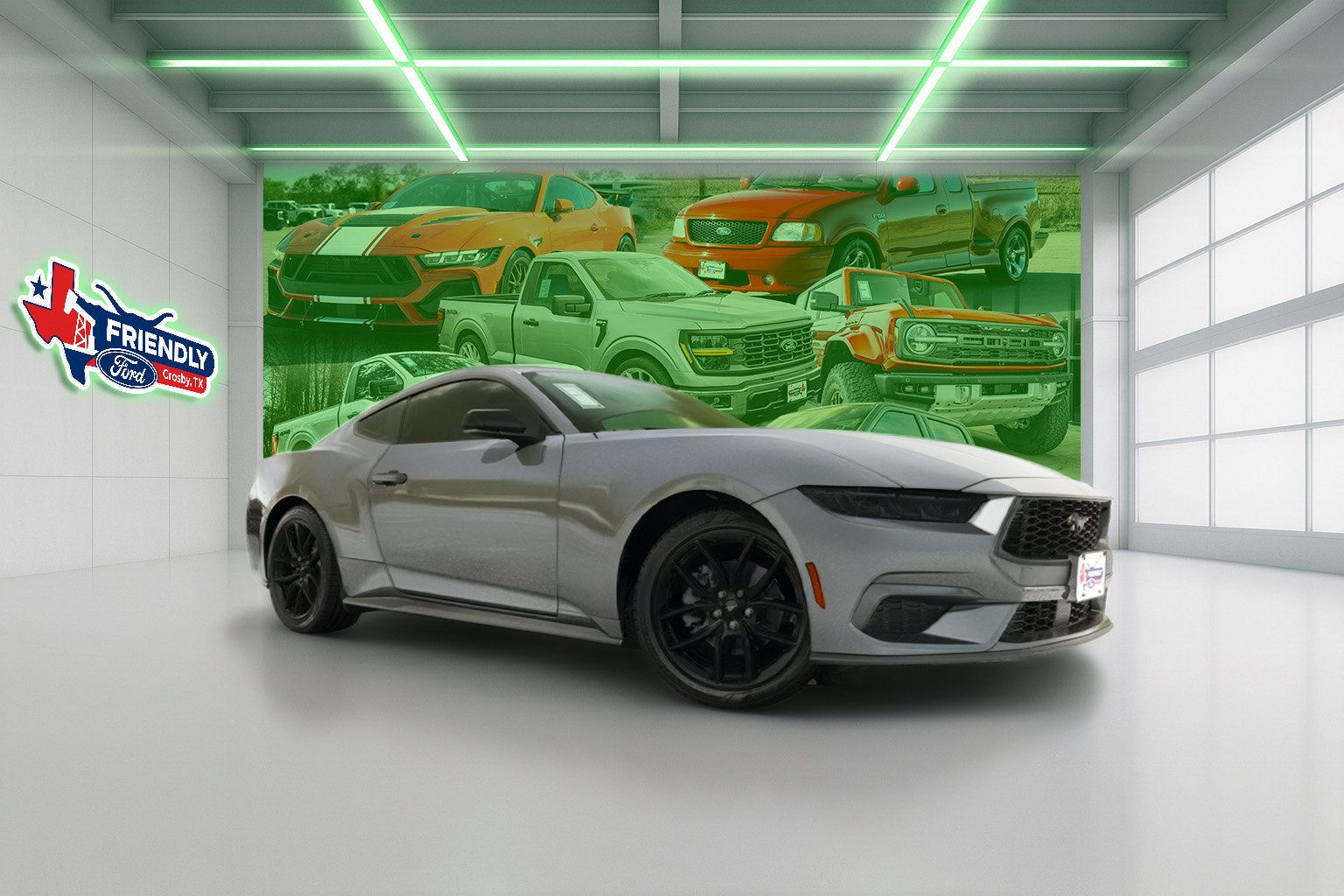 New 2026 Ford Mustang Coupe w/ Mustang Nite Pony Package RWD image 1