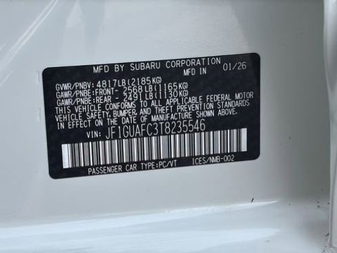 New 2026 Subaru Impreza 2.0i Sport image 28