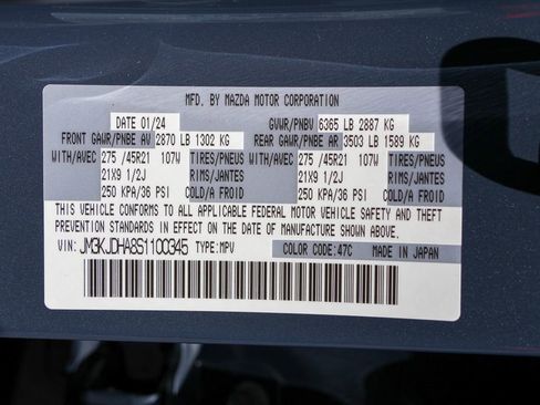 Used 2025 MAZDA CX-70 Plug-In Hybrid w/ Premium Pkg image 67