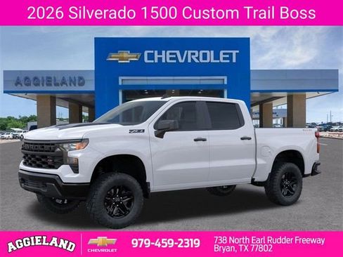 New 2026 Chevrolet Silverado 1500 Custom Trail Boss w/ Dark Appearance Package image 2