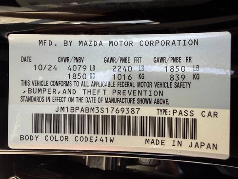 Used 2025 MAZDA MAZDA3 s FWD image 50