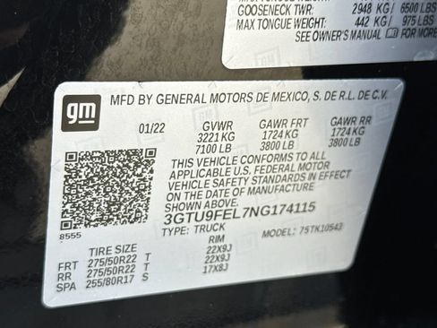 Certified 2022 GMC Sierra 1500 Denali w/ Denali Premium Package AWD/4WD image 48
