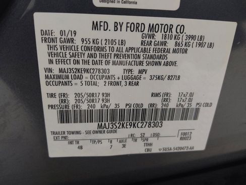 Used 2019 Ford EcoSport Titanium FWD image 33