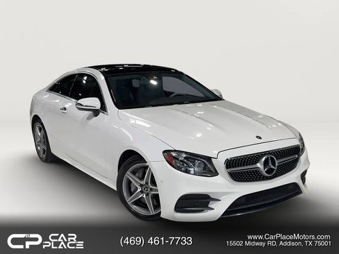 Used 2018 Mercedes-Benz E 400 4MATIC Coupe w/ Premium 2 Package image 1