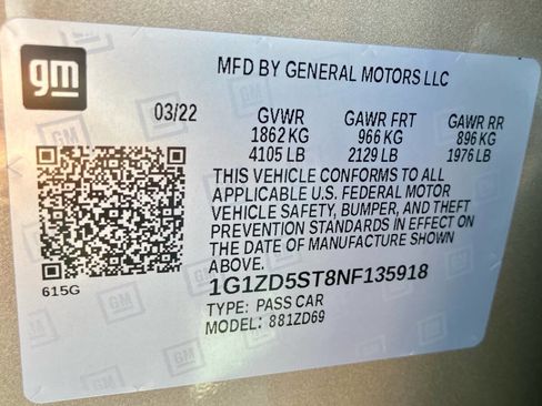 Used 2022 Chevrolet Malibu LT image 10