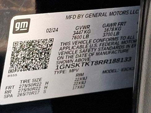 Used 2024 Chevrolet Tahoe High Country w/ Max Trailering Package AWD/4WD image 26