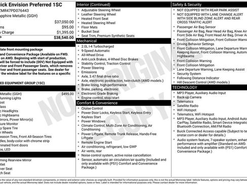 Certified 2023 Buick Envision Preferred AWD/4WD image 24