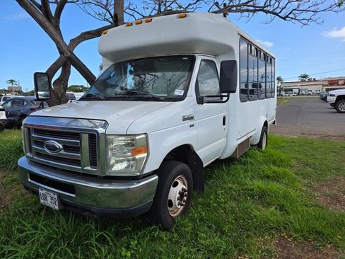 Used 2013 Ford E-350 and Econoline 350 Super Duty w/ Shuttle Bus Prep Pkg image 1