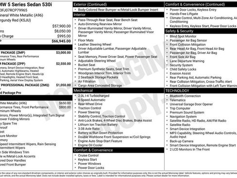 Used 2024 BMW 530i w/ M Sport Package RWD image 2