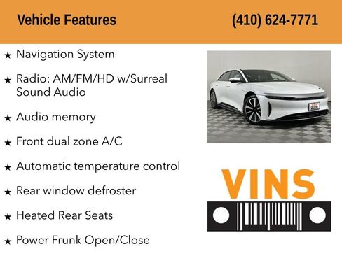 Used 2025 Lucid Air Touring AWD/4WD image 5