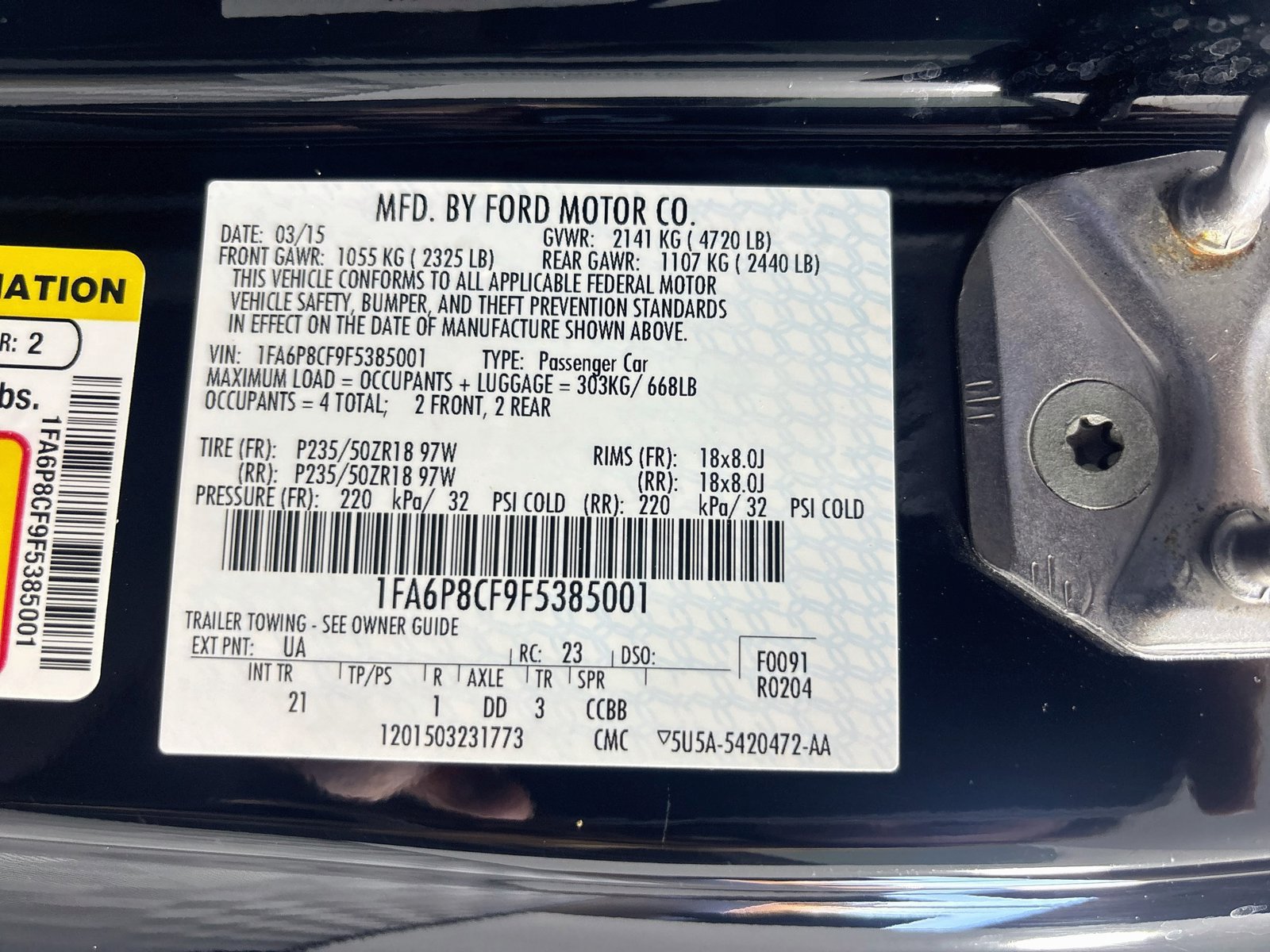 Used 2015 Ford Mustang GT RWD image 27
