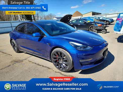 Used 2022 Tesla Model 3 Performance AWD/4WD image 5