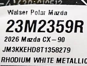 Certified 2026 MAZDA CX-90 3.3 Turbo w/ Premium Plus Pkg AWD/4WD image 34