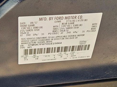 Used 2017 Ford Explorer Limited image 24