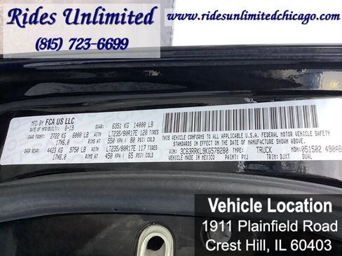 Used 2019 RAM 3500 Limited w/ Max Tow Package image 27