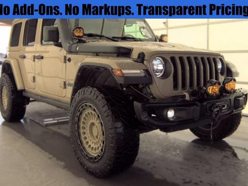 Used 2022 Jeep Wrangler Unlimited Rubicon 4xe w/ Steel Bumper Group AWD/4WD image 1