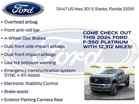 Used 2024 Ford F350 Platinum w/ FX4 Off-Road Package image 22