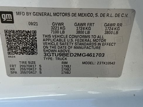 Used 2021 GMC Sierra 1500 SLE image 34