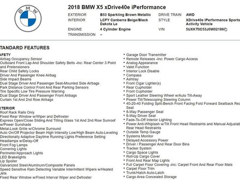 Used 2018 BMW X5 xDrive40e AWD/4WD image 17