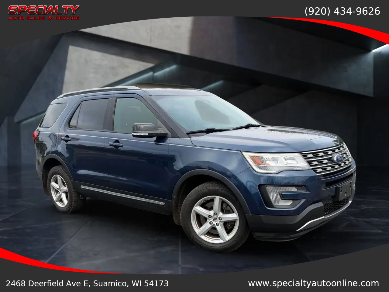 Used 2017 Ford Explorer XLT w/ Equipment Group 202A AWD/4WD image 1
