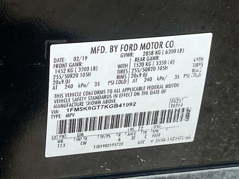 Used 2019 Ford Explorer Sport AWD/4WD image 34